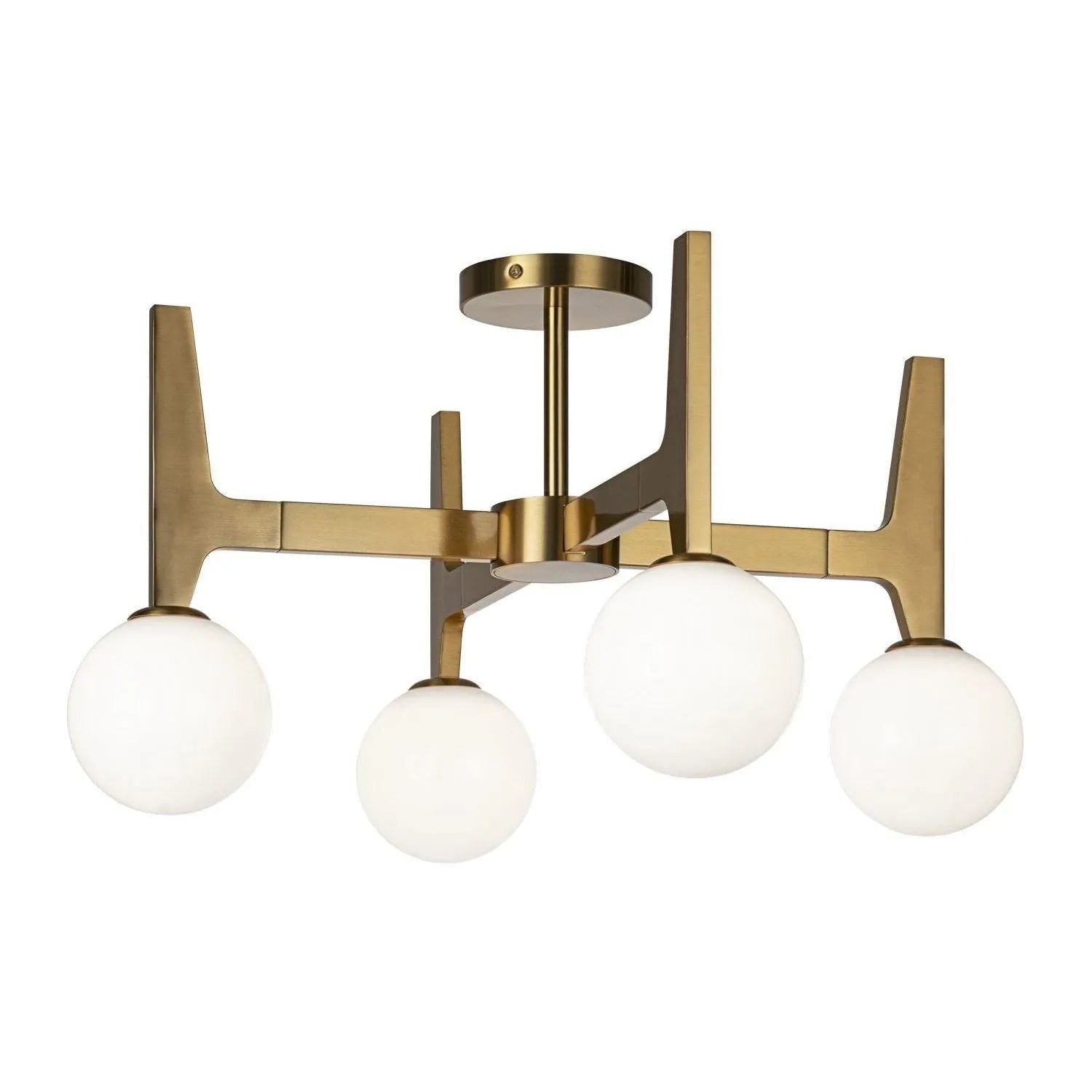 Matteo Canada - X34904AGOP - LED Ceiling Mount - Scriben - Aged Gold Brass
