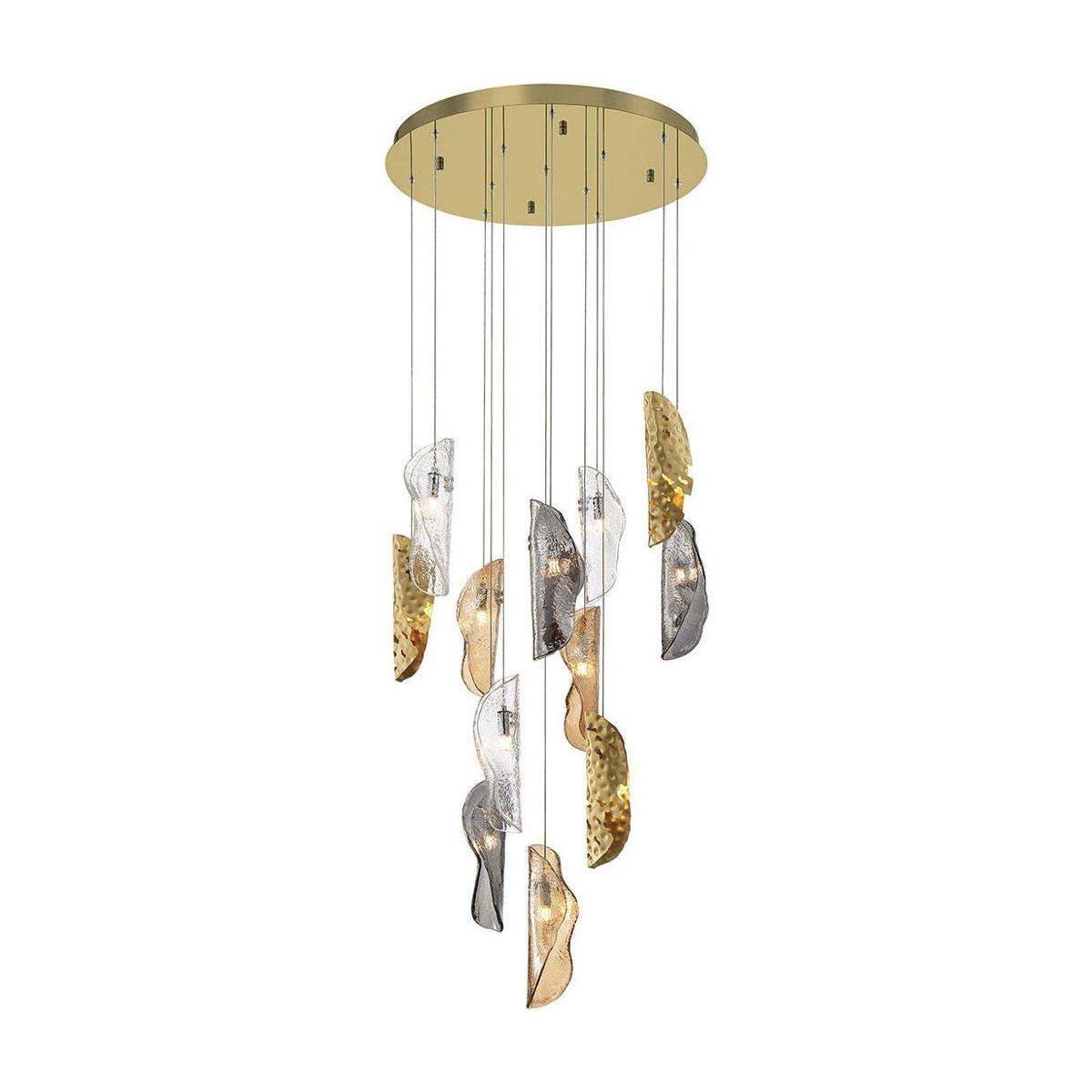 Lib & Co. Canada - 10164-024-07 - LED Chandelier - Sorrento - Gold