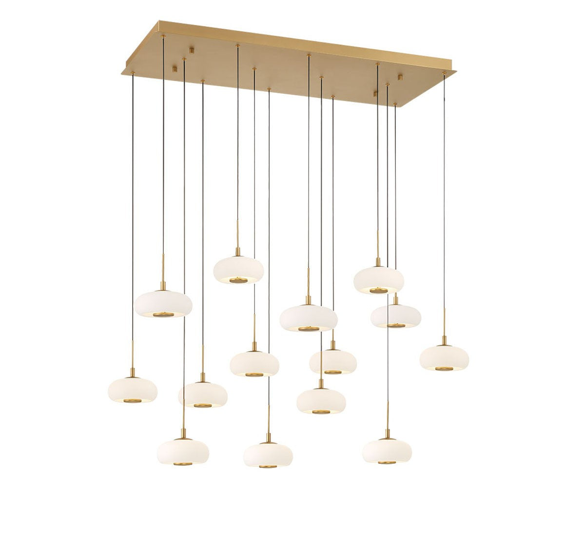 Lib & Co. Canada - 10200-030 - LED Chandelier - Adelfia - Antique Brass