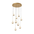 Lib & Co. Canada - 10204-030 - LED Chandelier - Baveno - Painted Antique Brass