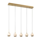 Lib & Co. Canada - 10208-030 - LED Chandelier - Baveno - Painted Antique Brass