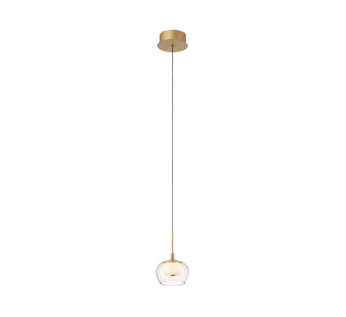 Lib & Co. Canada - 10211-030 - LED Pendant - Manarola - Painted Antique Brass