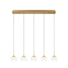 Lib & Co. Canada - 10217-030 - LED Chandelier - Manarola - Painted Antique Brass