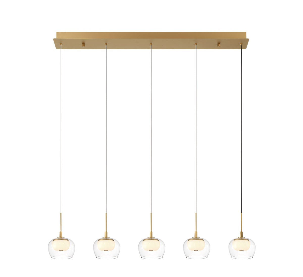 Lib & Co. Canada - 10217-030 - LED Chandelier - Manarola - Painted Antique Brass