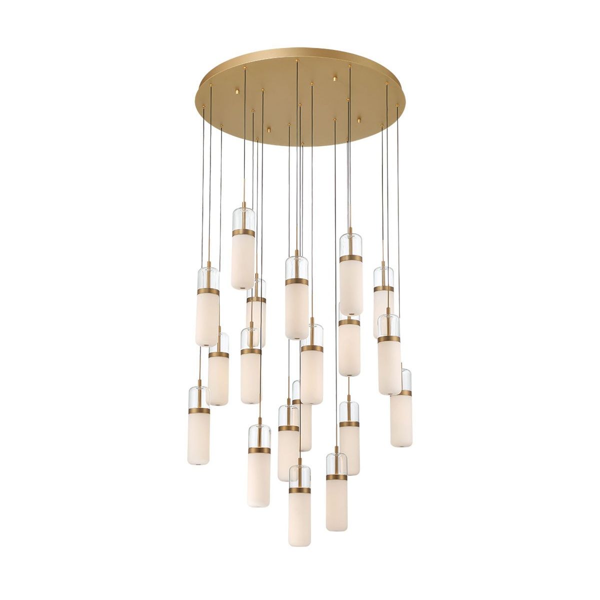 Lib & Co. Canada - 10223-030 - LED Chandelier - Verona - Painted Antique Brass