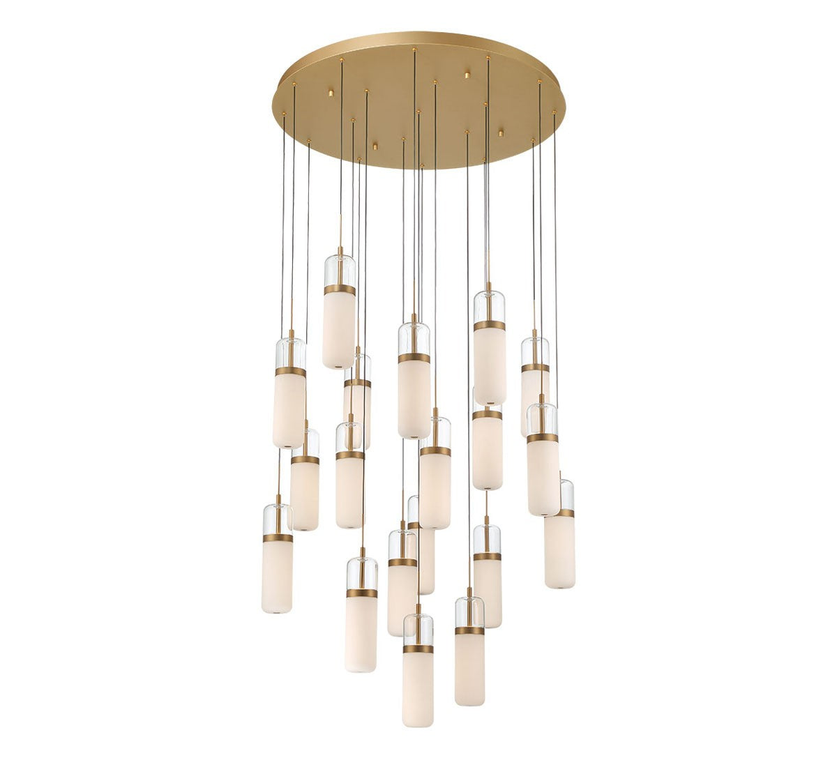 Lib & Co. Canada - 10223-030 - LED Chandelier - Verona - Painted Antique Brass