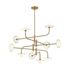 Lib & Co. Canada - 12053-037 - LED Chandelier - Teramo - Brushed Brass