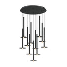 Lib & Co. Canada - 12104-02 - LED Chandelier - Piatto - Matte Black