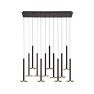 Lib & Co. Canada - 12107-02 - LED Chandelier - Piatto - Matte Black