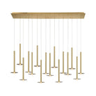 Lib & Co. Canada - 12108-07 - LED Chandelier - Piatto - Plated Brushed Gold