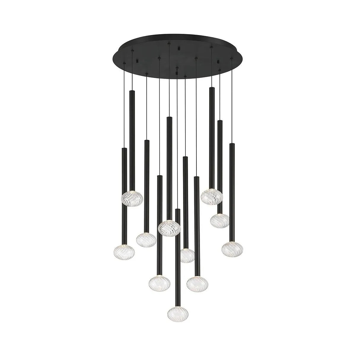 Lib & Co. Canada - 12110-02 - LED Chandelier - Soffio - Matte Black