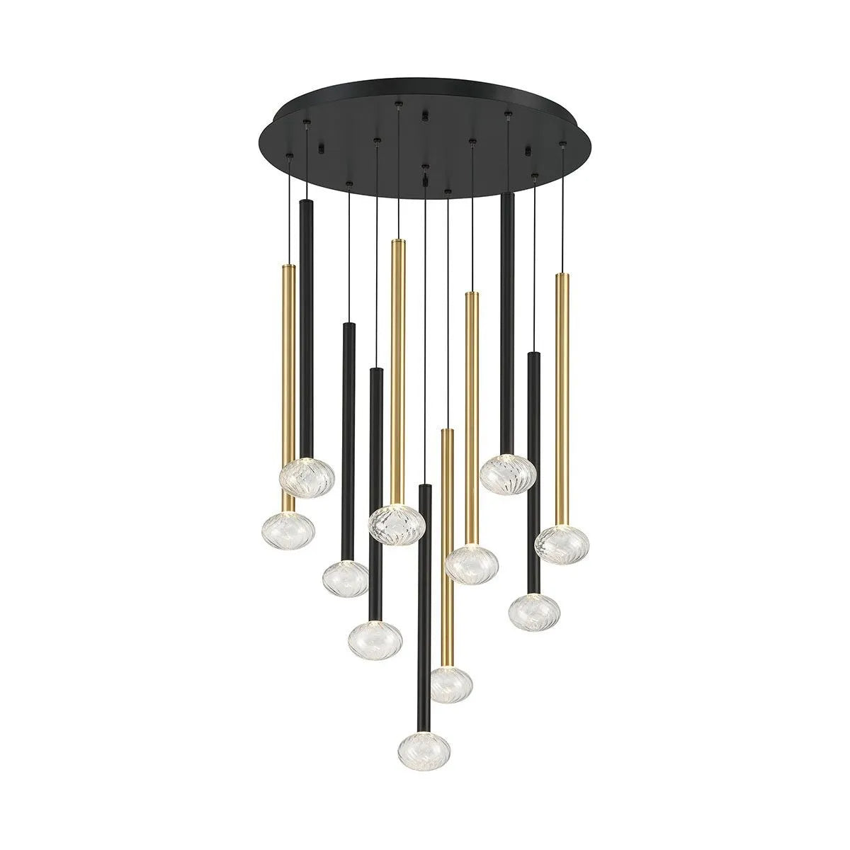 Lib & Co. Canada - 12110-02 - LED Chandelier - Soffio - Matte Black
