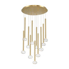 Lib & Co. Canada - 12110-07 - LED Chandelier - Soffio - Plated brushed gold