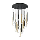 Lib & Co. Canada - 12111-023 - LED Chandelier - Soffio - Matte Black and Brushed Gold
