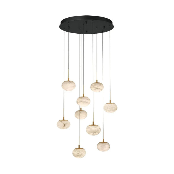Calcul DEL Suspendu multi-luminaire