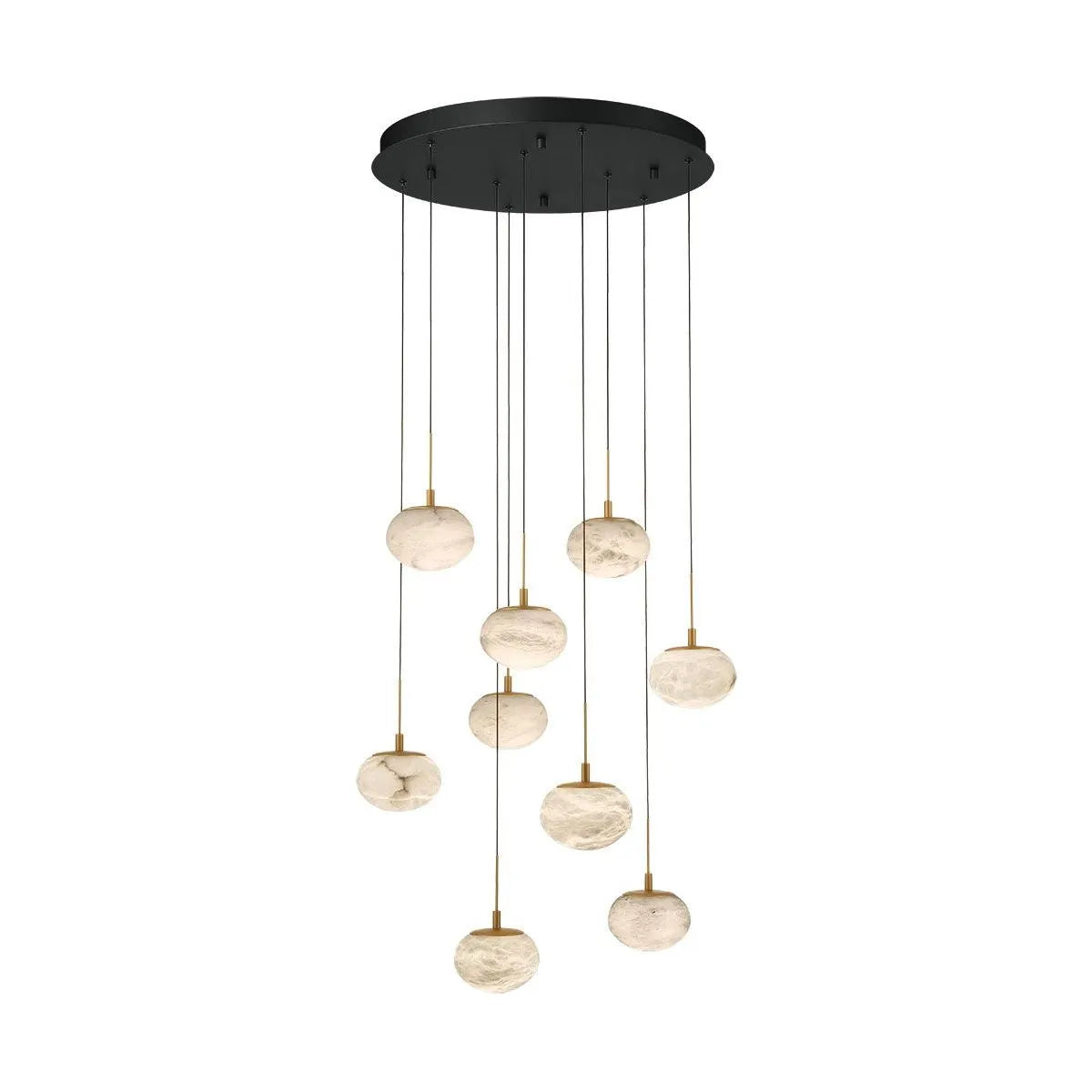 Lib & Co. Canada - 12121-02 - LED Chandelier - Calcolo - Matte black