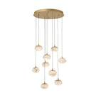 Lib & Co. Canada - 12121-030 - LED Chandelier - Calcolo - Painted Antique Brass
