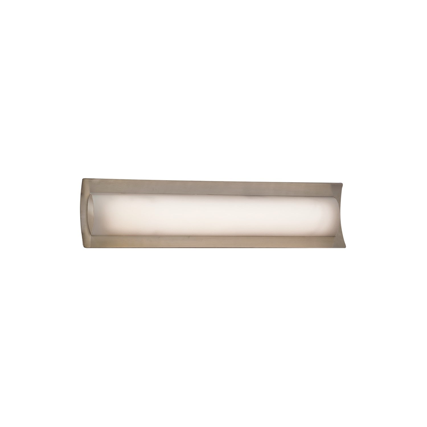 Montreal Luminaire & Quincaillerie FSN-8631-OPAL-NCKL Barre de bain linéaire LED Fusion
