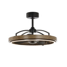 Luminaire suspendu Maxim Lighting 63001DWBK Teton, coloris Bois flotté/Noir
