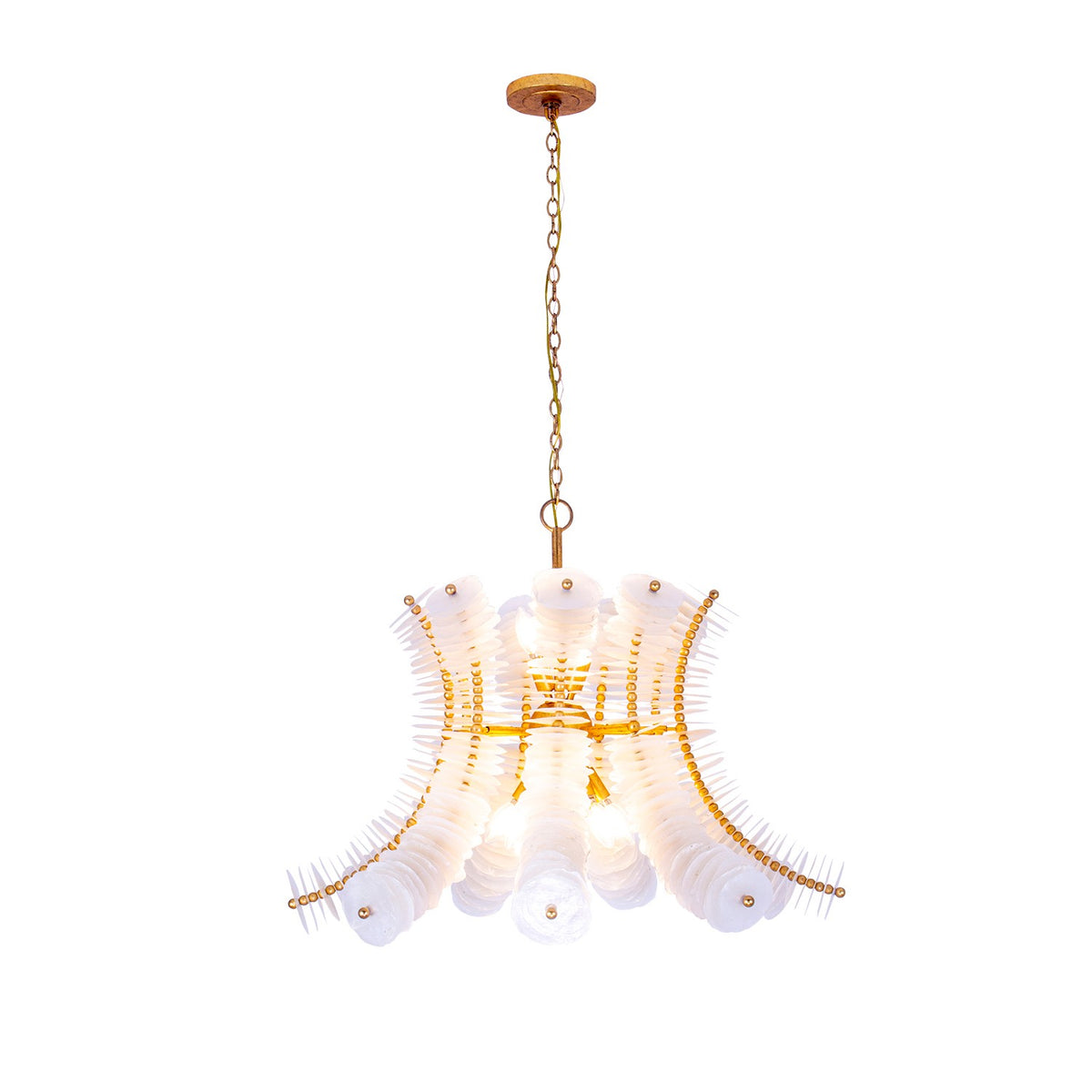 Kalco - 523670OL - 12 Lumières Suspension - Feuille d'or oxydée - Gossamer