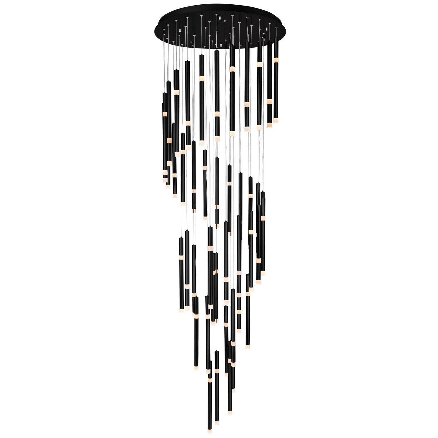 CWI Lighting Canada - 1262P30-54-101 - LED Chandelier - Flute - Black