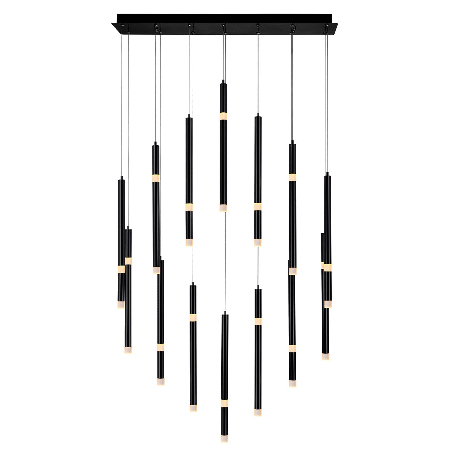 CWI Lighting Canada - 1262P32-14-101 - LED Chandelier - Flute - Black