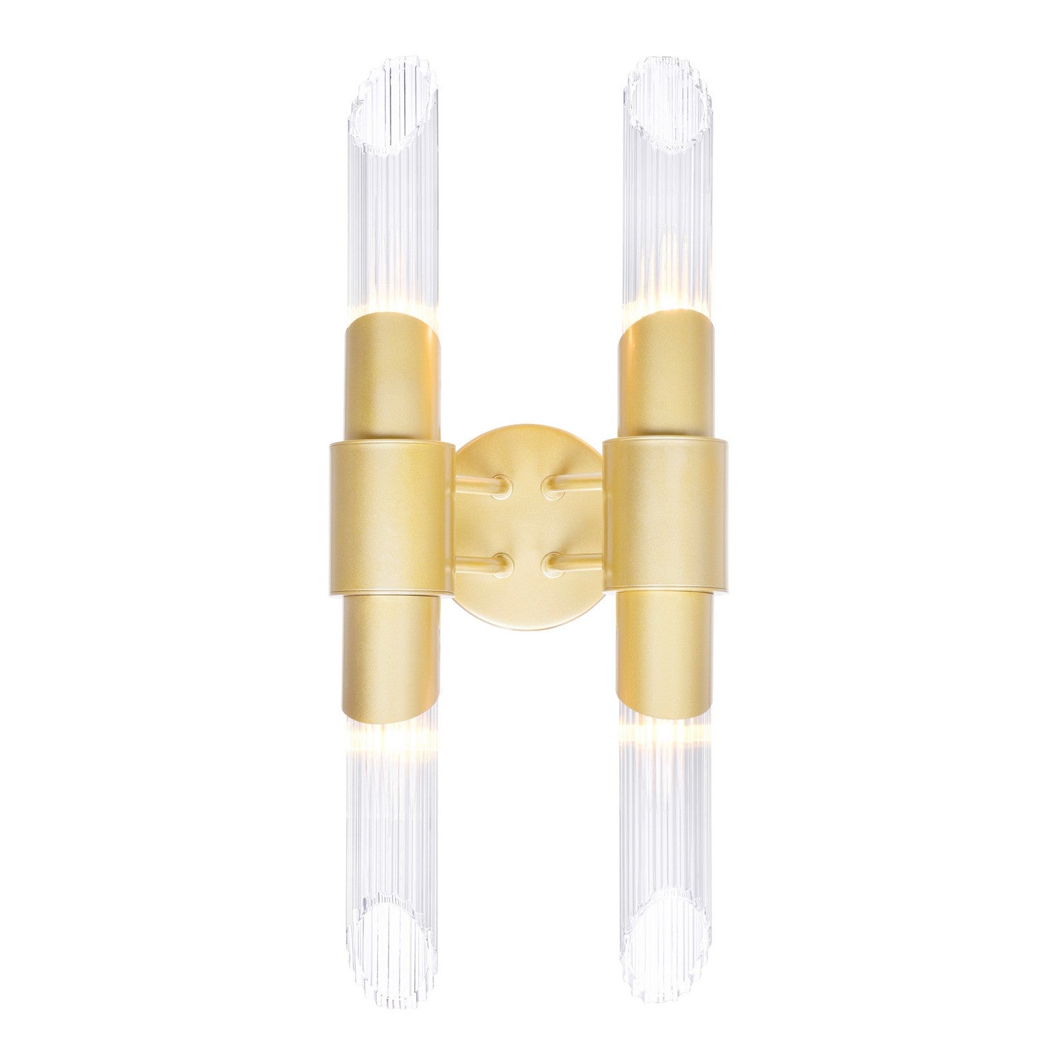 CWI Lighting Canada - 1269W8-4-602 - Four Light Wall Sconce - Croissant - Satin Gold