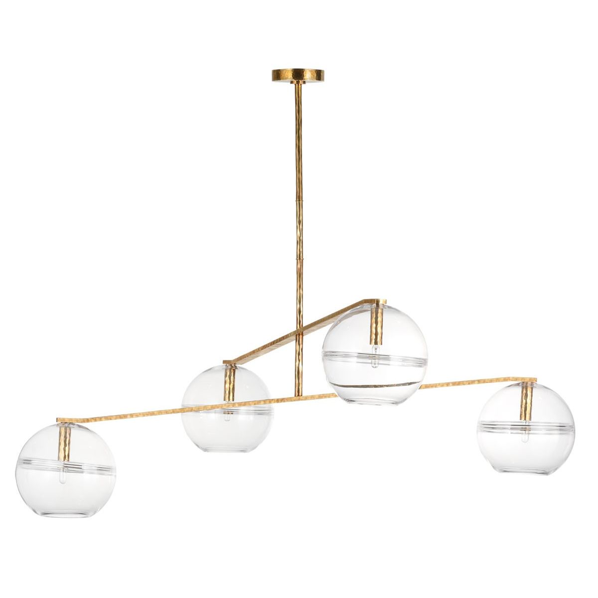 Visual Comfort Modern - SLCH355CPAB-L - LED Chandelier - Lowing - Polished Antique Brass