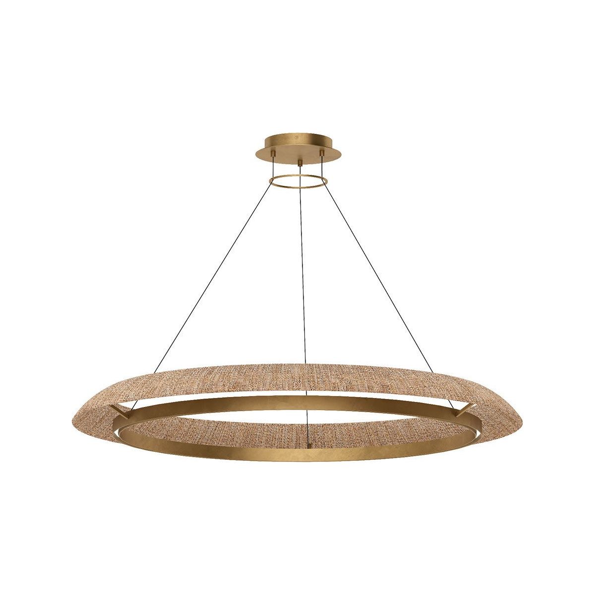 Visual Comfort Modern - SLCH55727NTHAB - LED Chandelier - Noa - Hand Rubbed Antique Brass