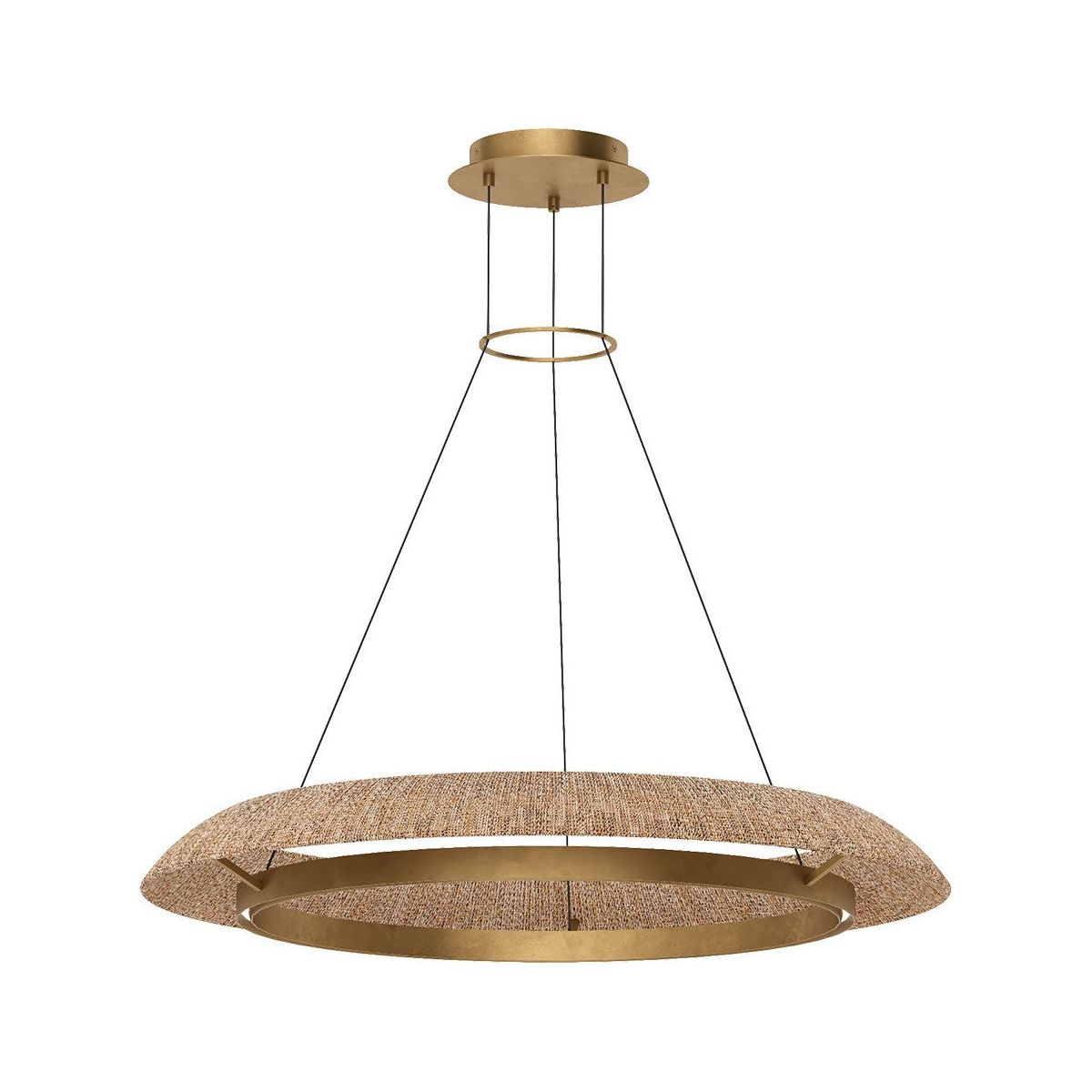 Visual Comfort Modern - SLCH55827NTHAB - LED Chandelier - Noa - Hand Rubbed Antique Brass