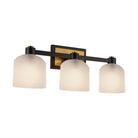 Artcraft Canada - AC11693BB - Three Light Bathroom Vanity - Lyndon - Black and Brushed Brass