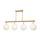 Artcraft Canada - AC11764BR - Four Light Island/Pool Table - Aurelia - Brass