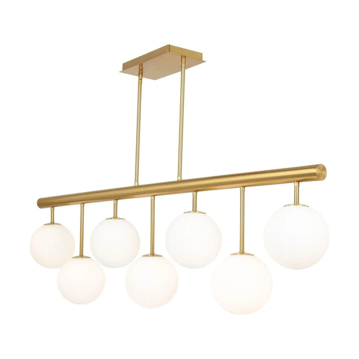 Artcraft Canada - AC11767BR - Seven Light Island/Pool Table - Aurelia - Brass