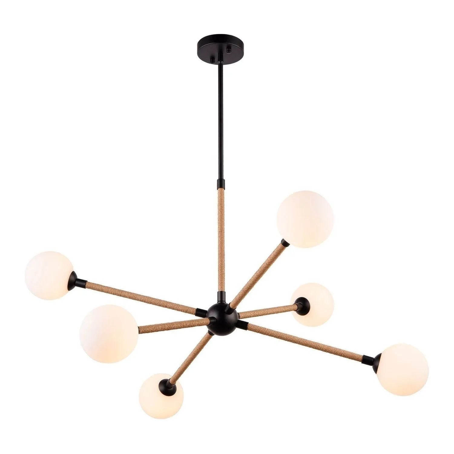 Artcraft Canada - AC11844BK - Four Light Chandelier - Capilano - Black