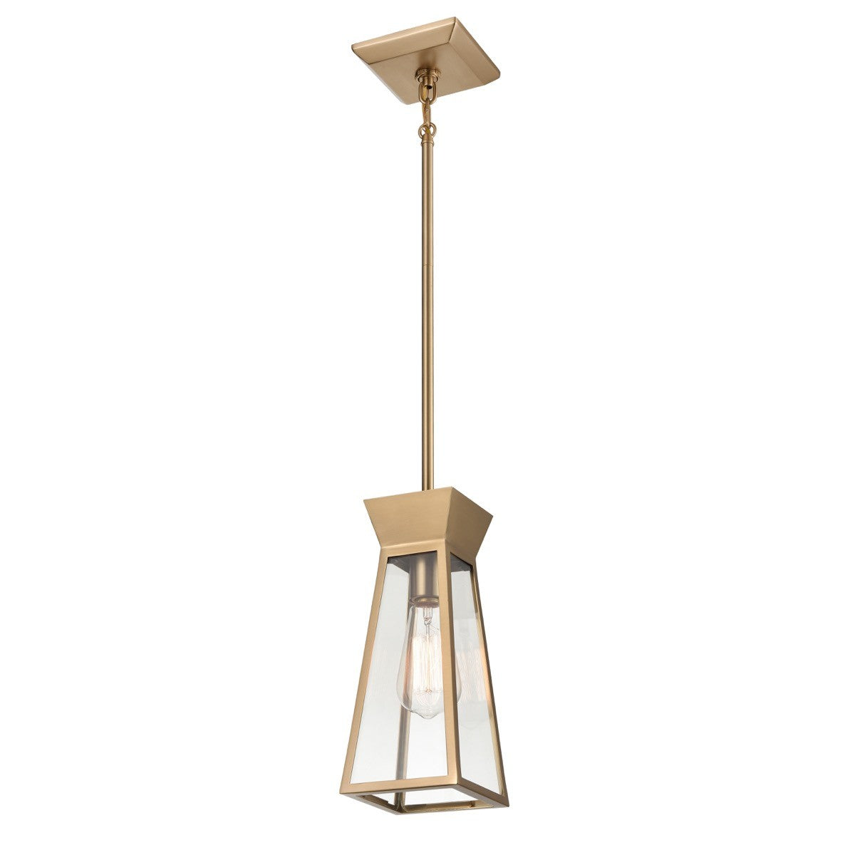 Artcraft Canada - AC11850BB - One Light Pendant - Lucian - Brushed Brass