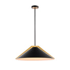 Artcraft Canada - AC11914BK - Three Light Pendant - Baltic - Black and Brushed Brass
