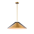 Artcraft Canada - AC11914BR - Three Light Pendant - Baltic - Brass and black