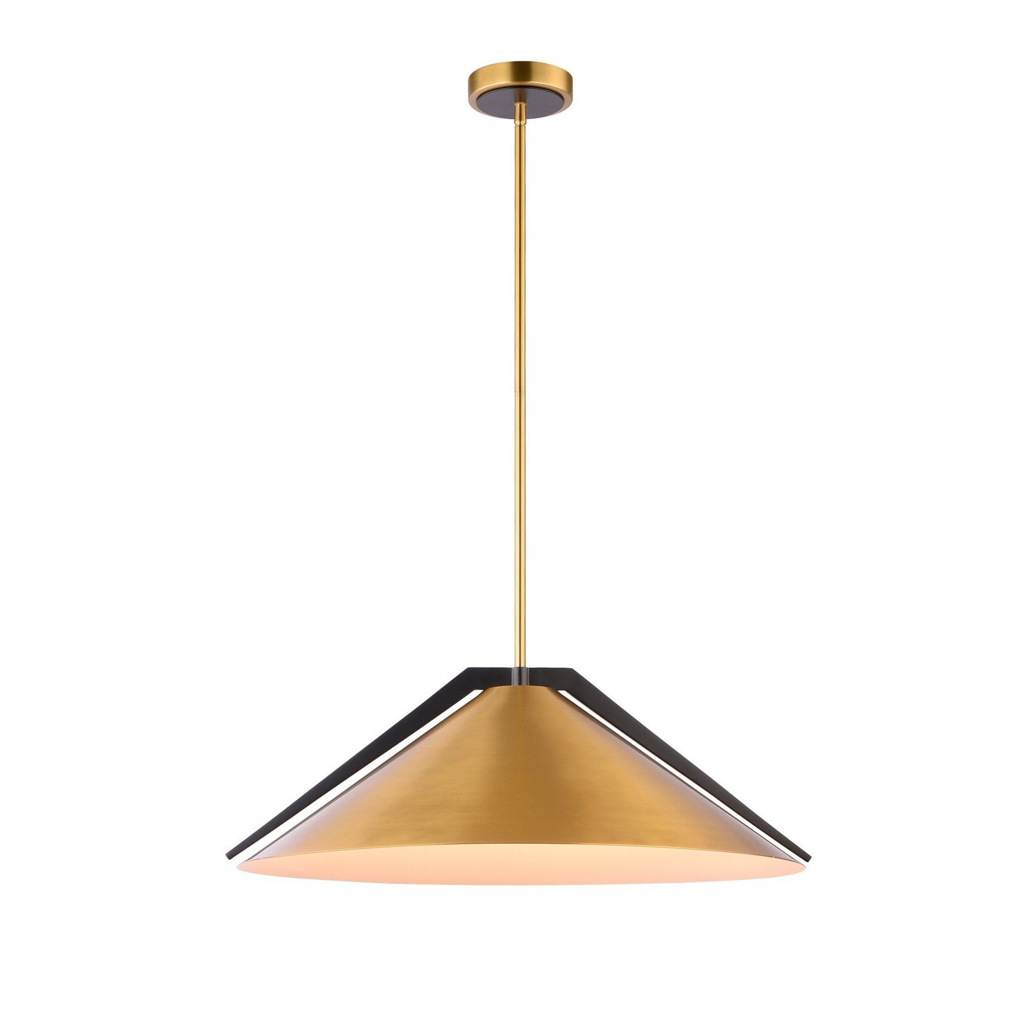 Artcraft Canada - AC11914BR - Three Light Pendant - Baltic - Brass and black