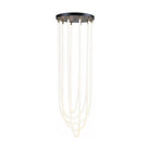 Artcraft Canada - AC6812BK - LED Chandelier - Cascata - Black and Brushed Brass