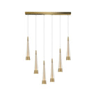 Artcraft Canada - AC6826BR - LED Island Pendant - Sunnyvale - Brass