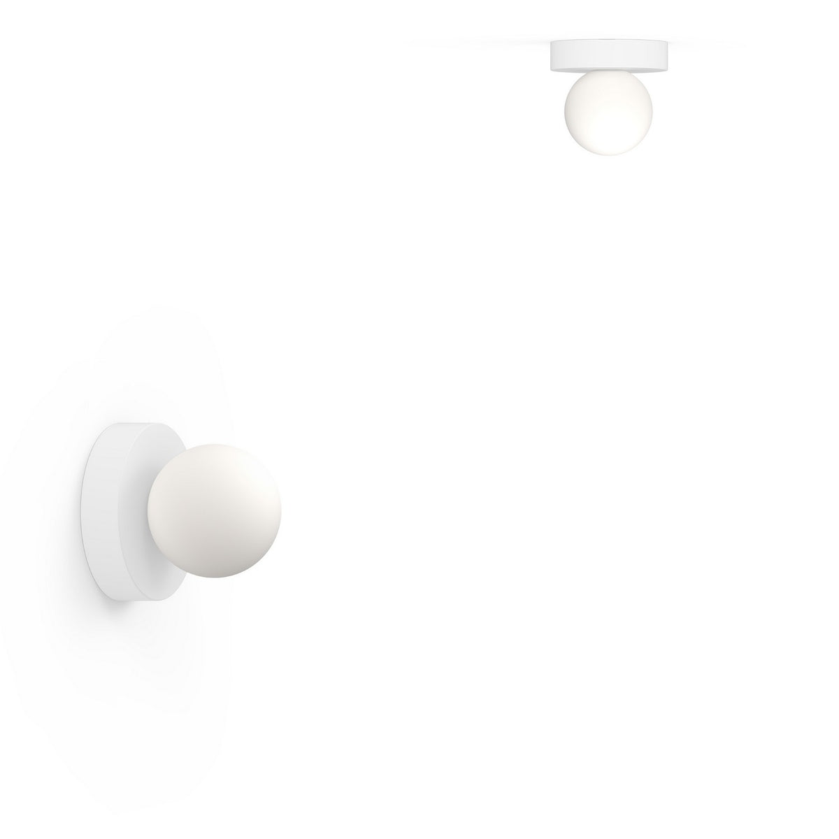 Pablo Designs - BOLA SPH FSH 4 DTW WHT - LED Wall/Ceiling Lamp - Bola - White