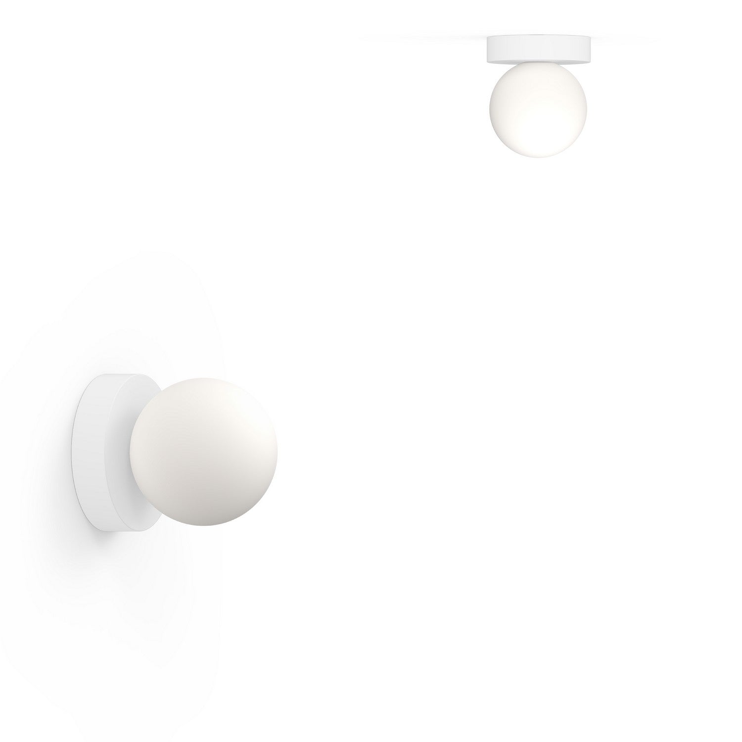 Pablo Designs - BOLA SPH FSH 5 DTW WHT - LED Wall/Ceiling Lamp - Bola - White