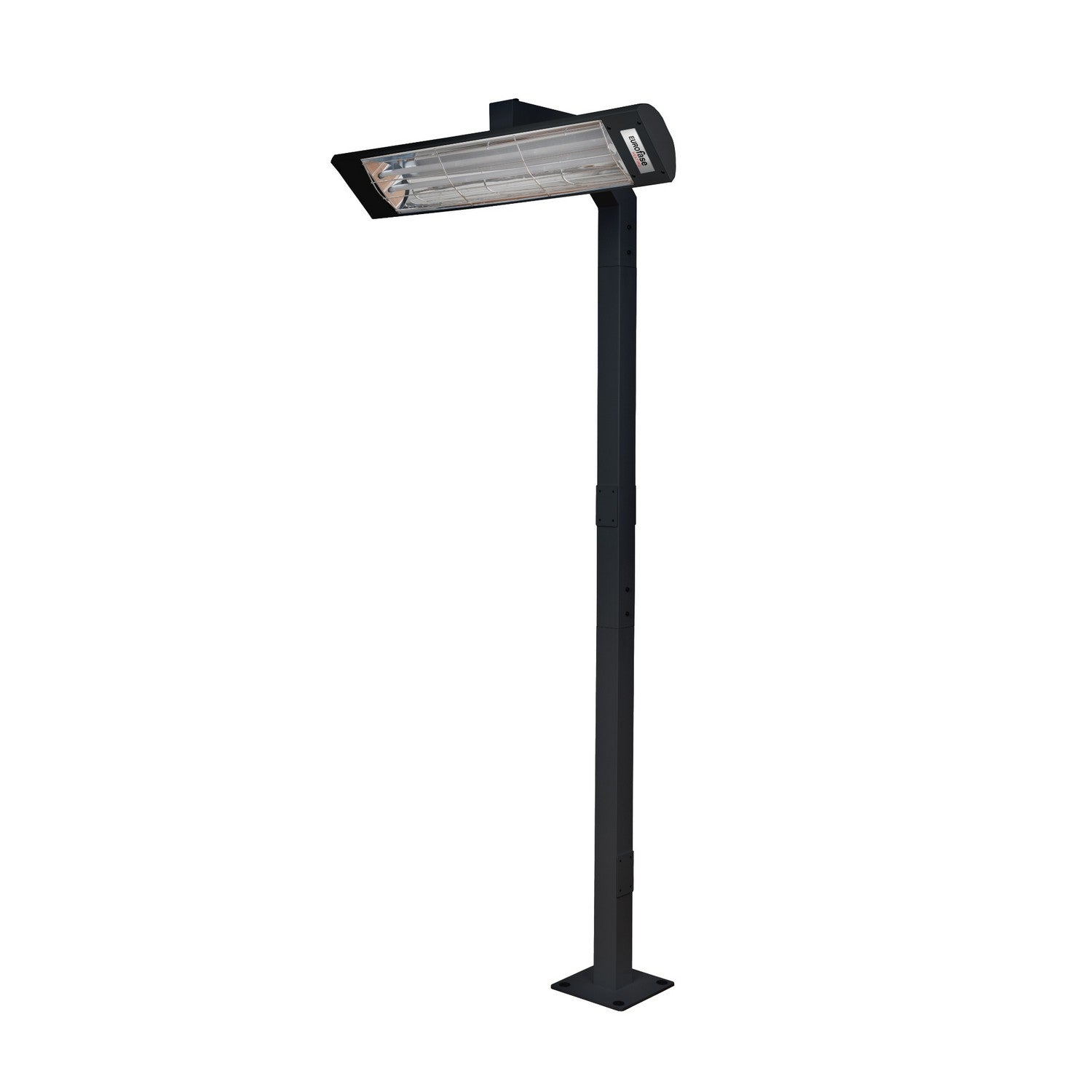 Eurofase Heating - EF3908PMB - Support de poteau de 2,4 m (8 pi), simple, 99 cm (39 po), noir - Noir