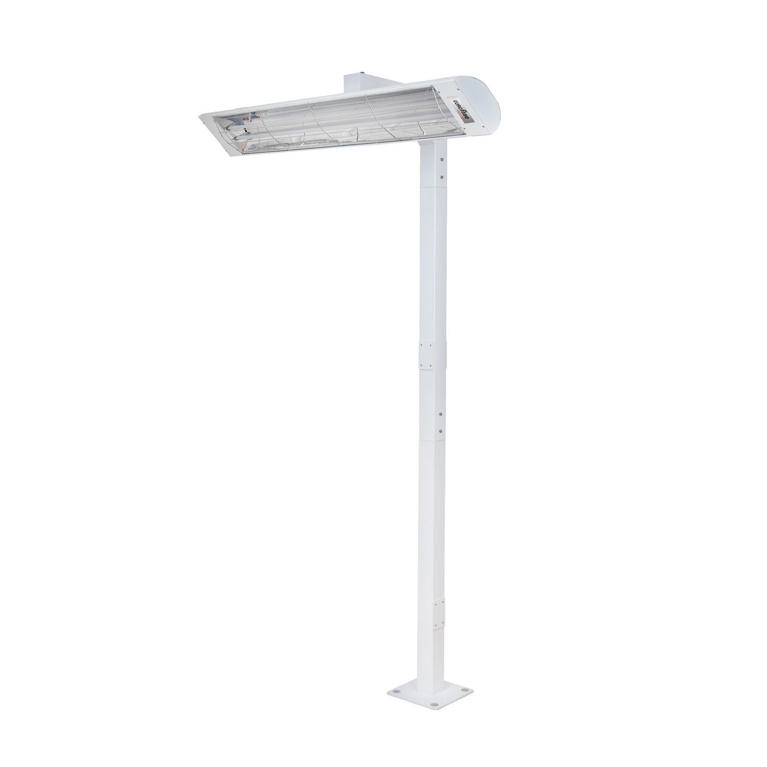 Eurofase Heating - EF6108PMW - Support sur poteau de 2,4 m (8 pi), simple, 155 cm (61 po), blanc