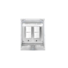 Eurofase Heating - EFDWWPS - DUAL DUPLEX SWITCH-FM,WP,SS - Stainless Steel