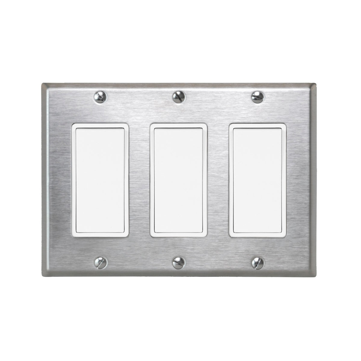 Eurofase Heating - EFSSPS3 - Interrupteur marche/arrêt simple, acier inoxydable