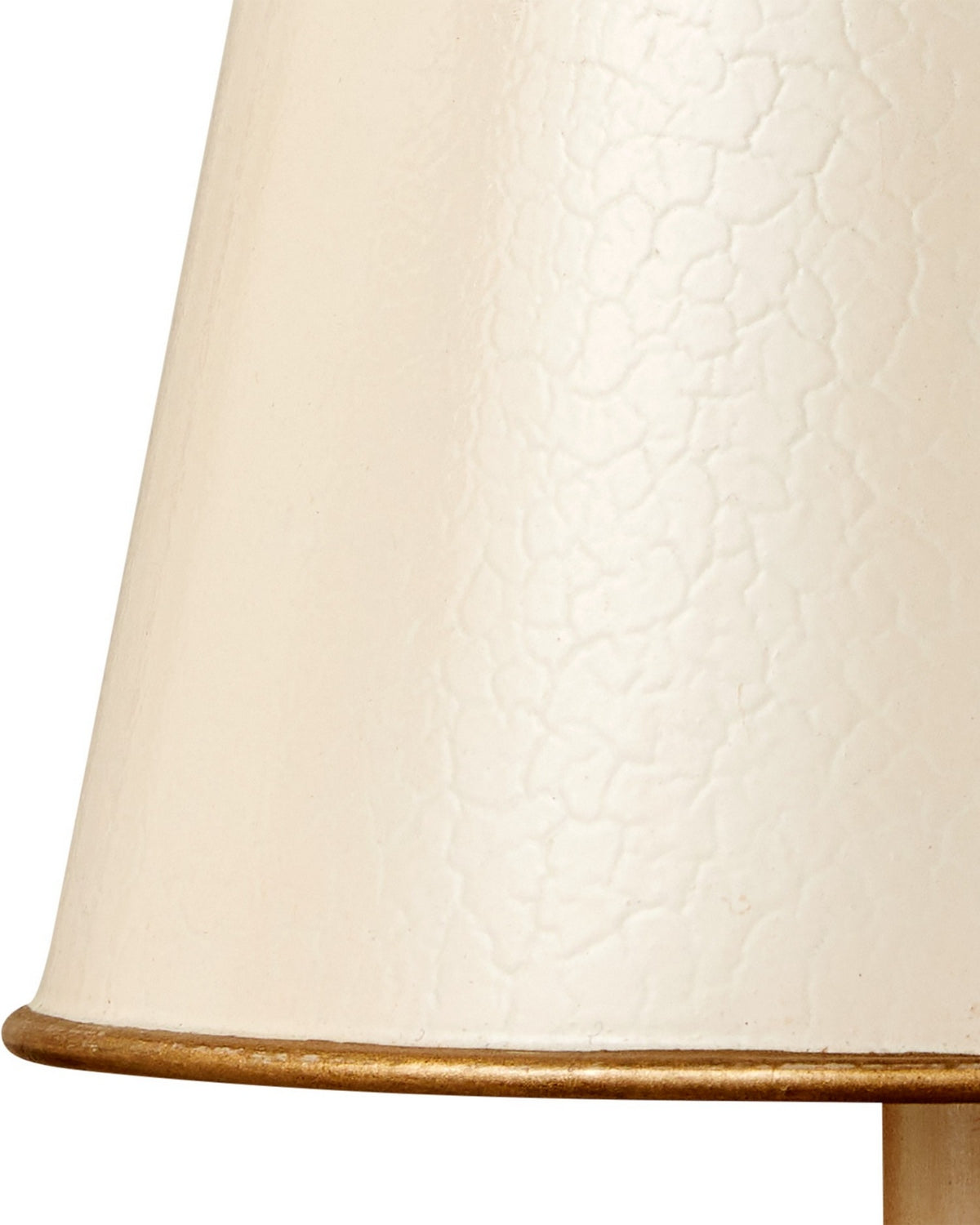 Currey and Company 0900-0029 Tole Tapered Chandelier Shade in Cream