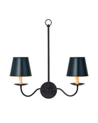 Currey and Company 0900-0030 Tole conique Suspendu Nuance bleue