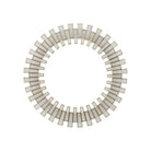 Currey and Company - 1000-0145 - Mirror - Glasdele - Antique Brass/White/Mirror