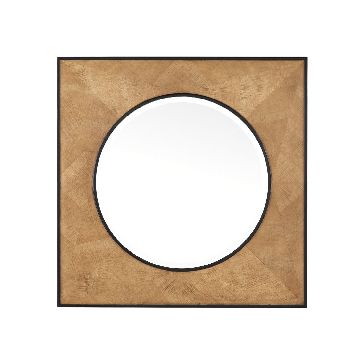 Currey and Company - 1000-0147 - Miroir - Collection Kallista - Taupe/Noir/Miroir